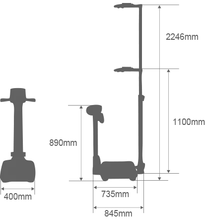 Dimensions ACCUNIQ BC 300 Specifications